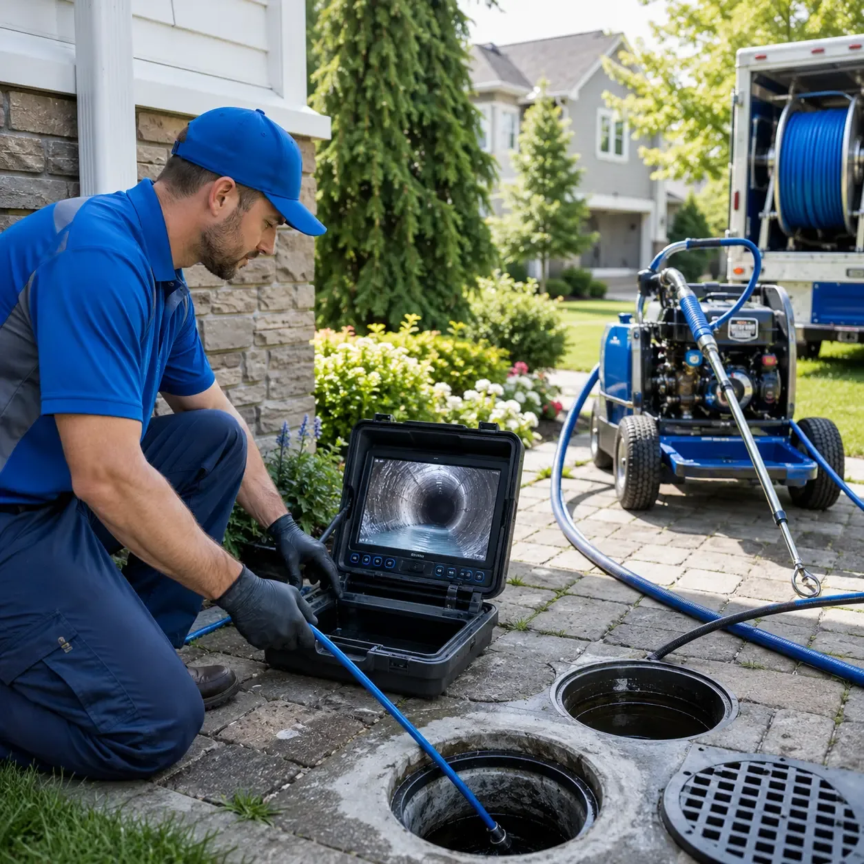 Outdoor drain cleaning professionals serving Greentown, IN